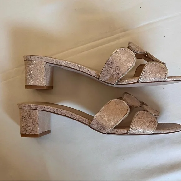 Koko + Palenki Classy Stylish Chic Lively Slide Sandals. Sz 9, Off White - Picture 6 of 8